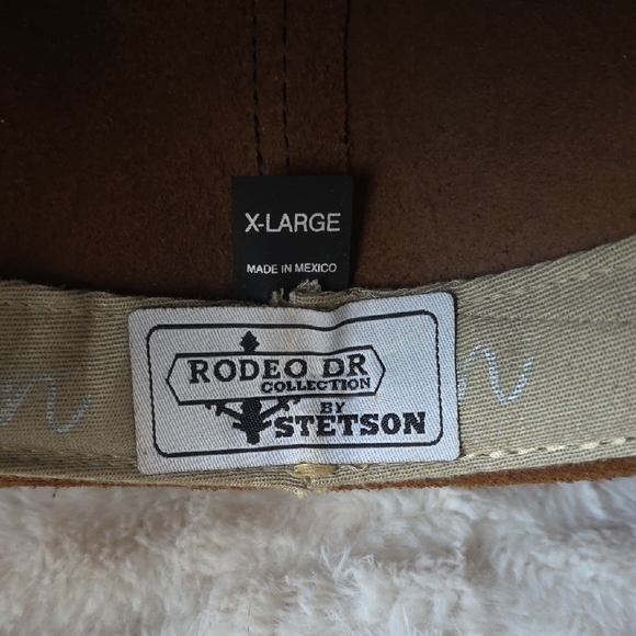 Stetson Roxbury Shapeable Leather Cowboy Western Hat - Picture 7 of 13
